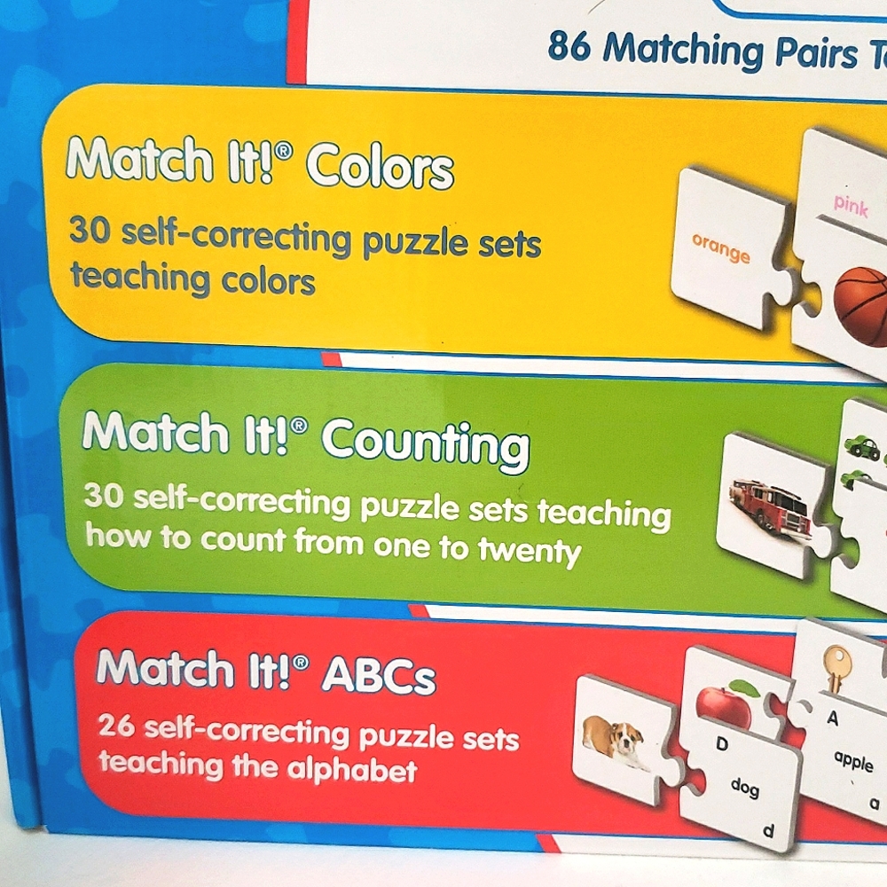 PreSchool Learning Library 3 Sets In 1 ABCs Counting Colors - Picture 3 of 8
